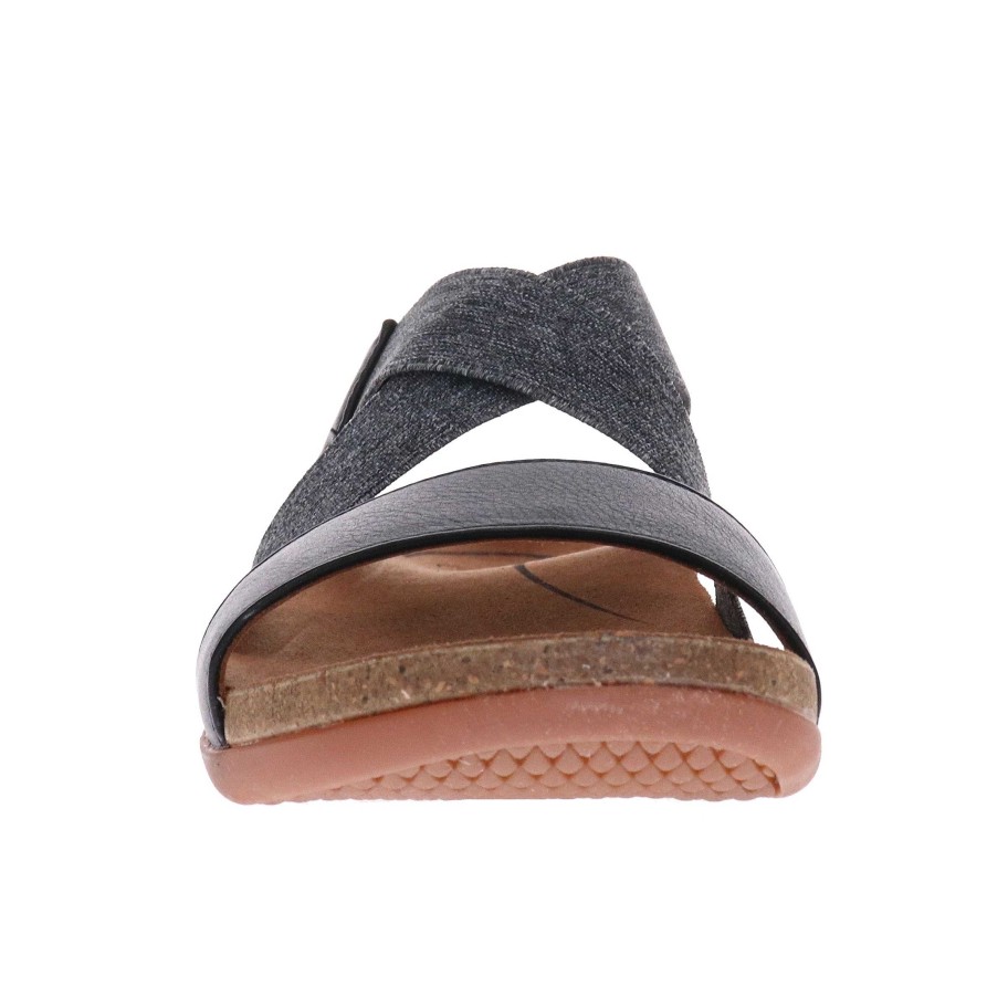 Womens Scholl Footwear | Alamosa Back Strap Sandal Black