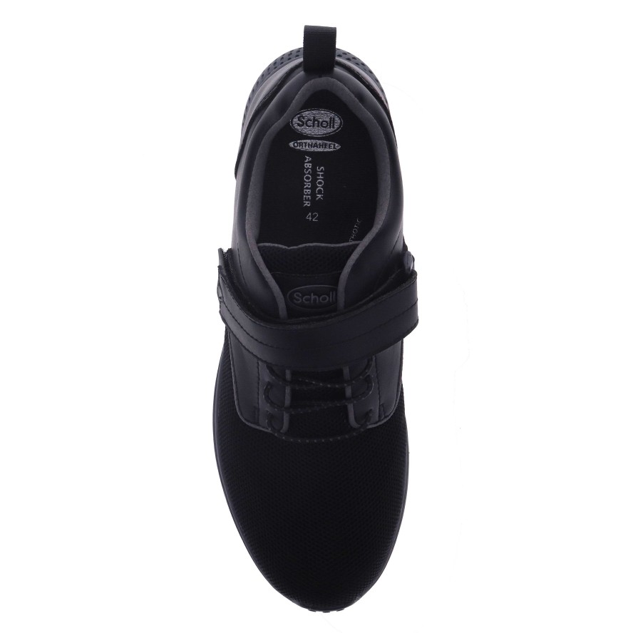 Mens Scholl Footwear | Earnest Sneaker Black